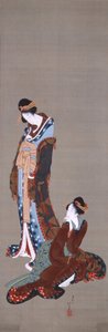 Due bellezze da Katsushika Hokusai